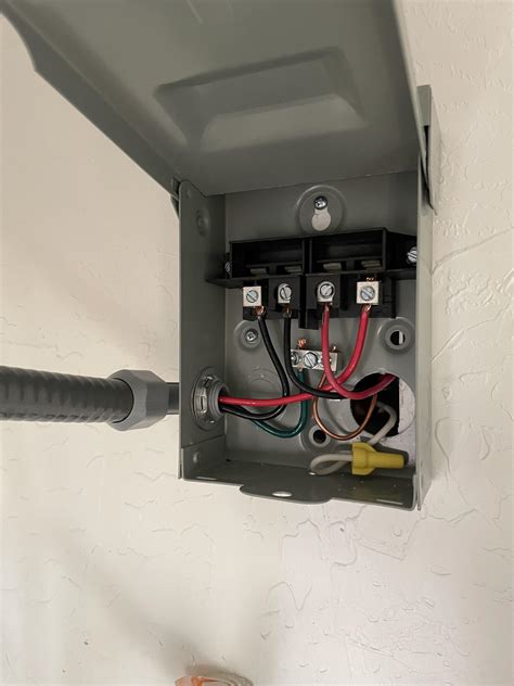 electrical disconnect box for water heater|30 amp water heater disconnect.